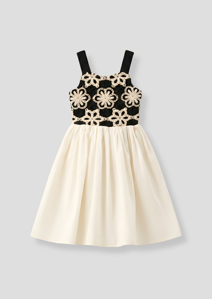 Sabrina Floral Crochet Dress