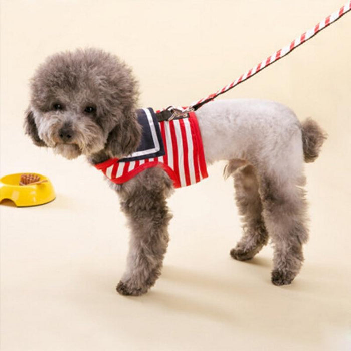 Sailor Inspired Pet Harness Vest Dog Harness Pet Clever