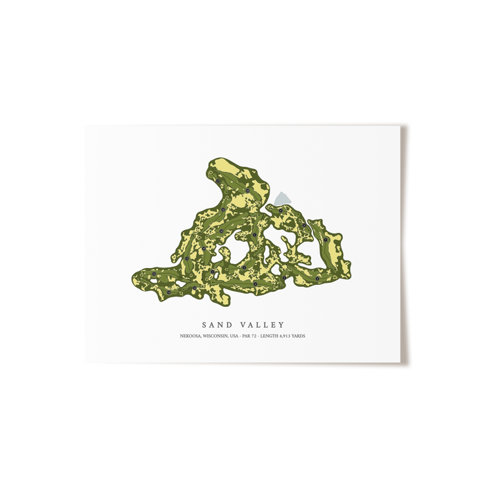 Sand Valley | Golf Course Print | Unframed