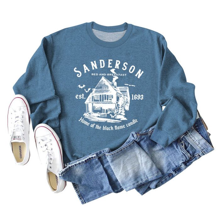 Blue sweater (white color picture) / S