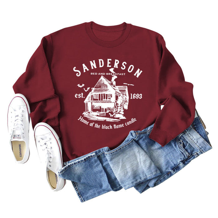 Wine red sweater (white color picture) / S
