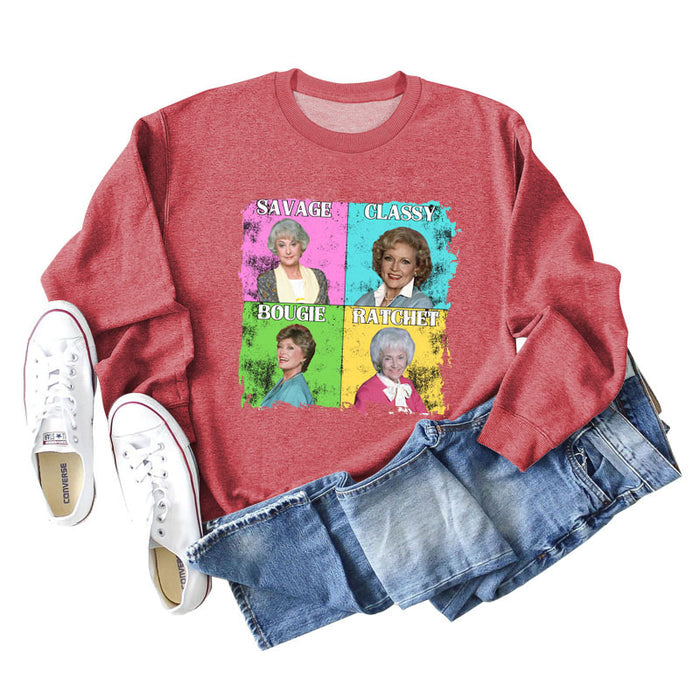 Red sweater (color picture) / S