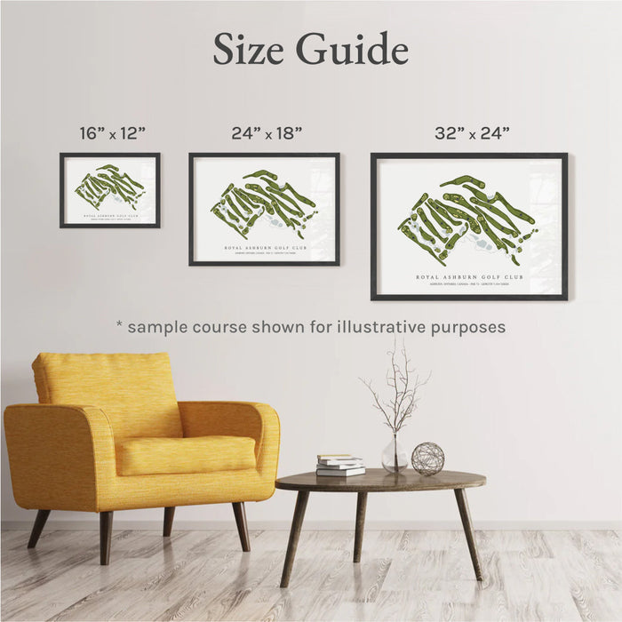 The Greenside Gallery | Size Guide