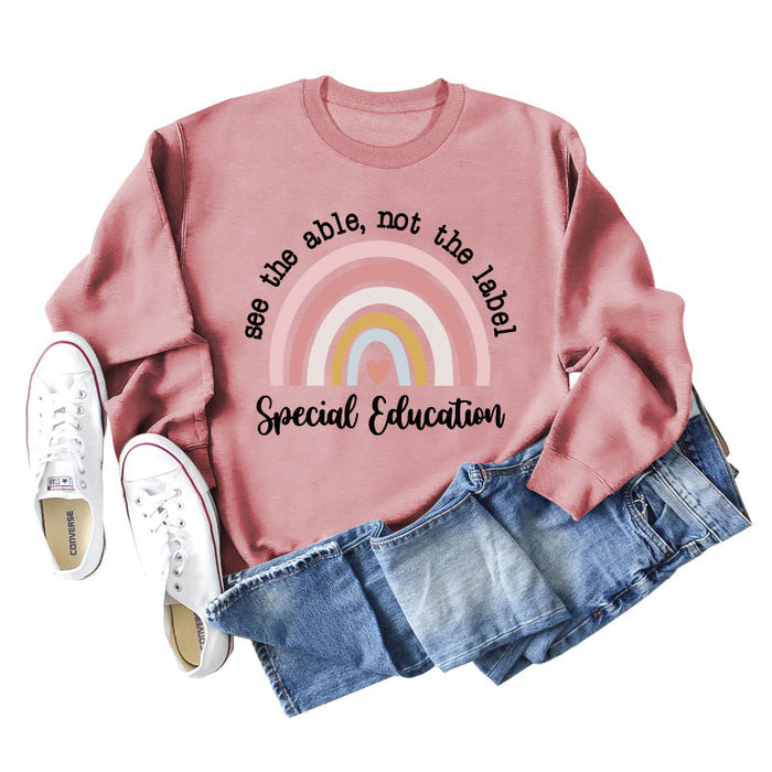 Rose gold sweater (black word color picture) / S