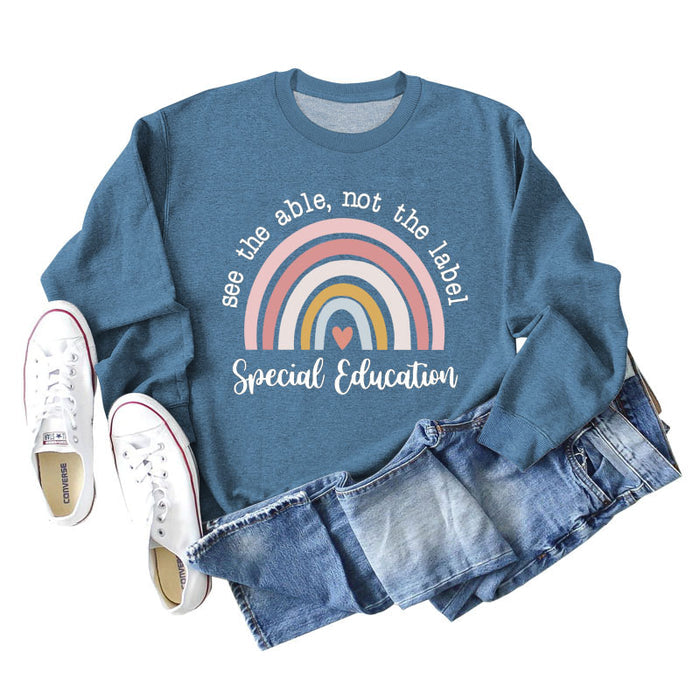 Blue sweater (white color picture) / S