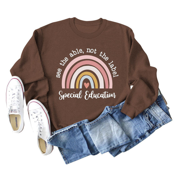 Coffee color sweater (white color picture) / S