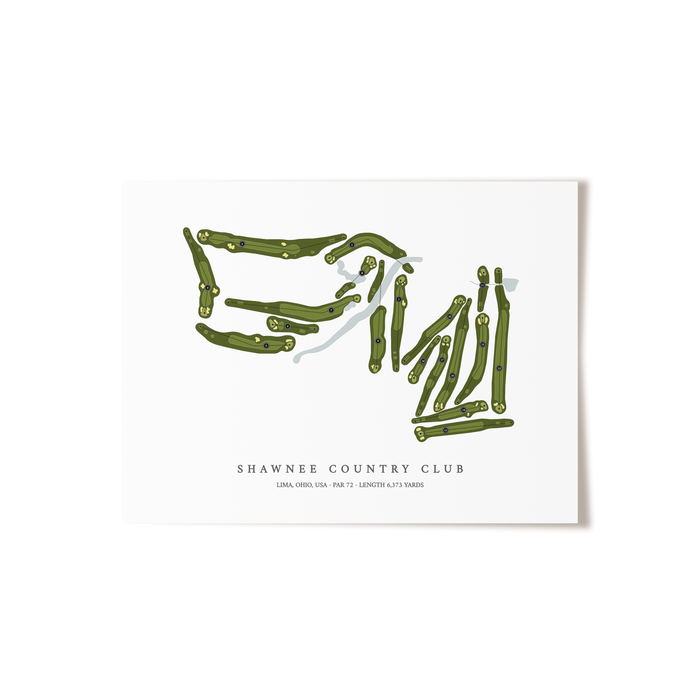 Shawnee Country Club | Golf Course Print | Unframed
