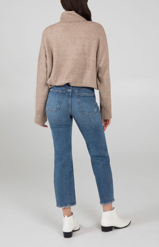 SILVER FRISCO STRAIGHT UNIVERSAL FIT HIGH RISE