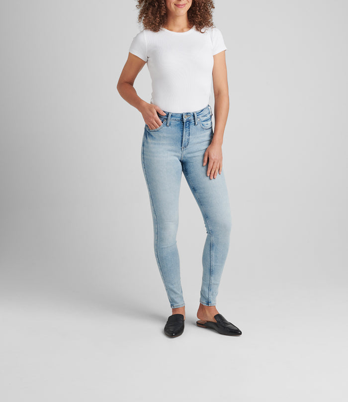 SILVER INFINITE HIGH RISE FIT DENIM