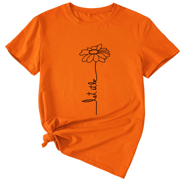 Orange (black font) / S