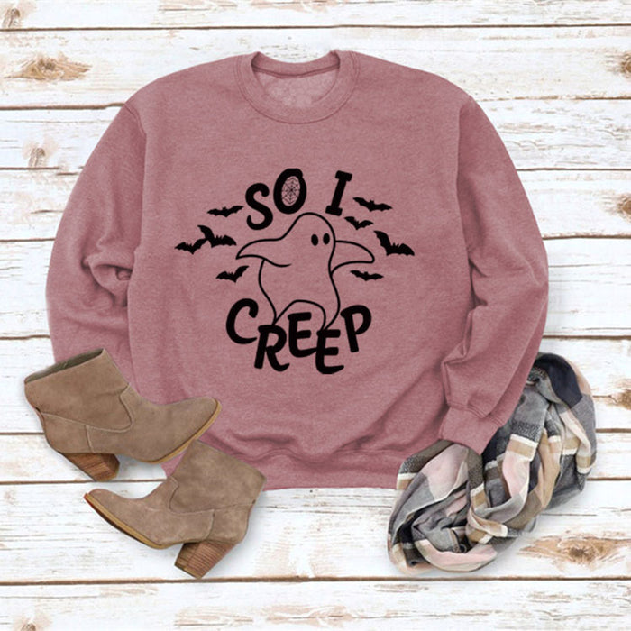 Rose gold sweater (black font) / S