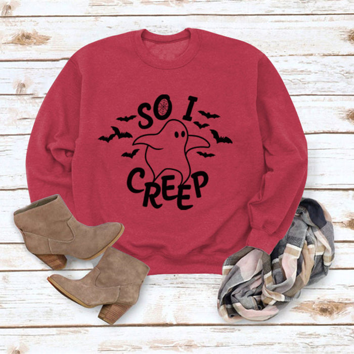 Red sweater (black font) / S