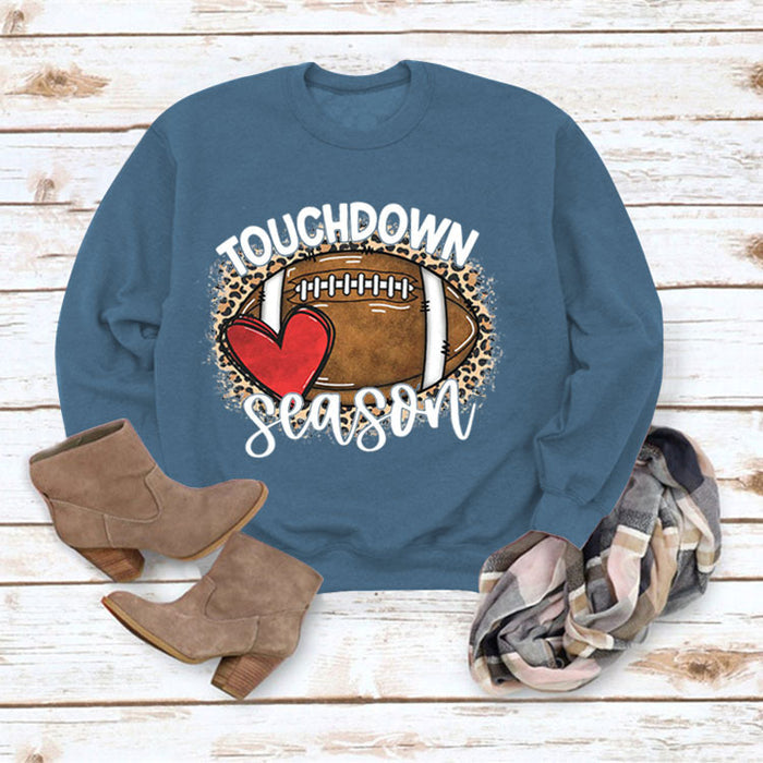 Blue sweater (white color picture) / S