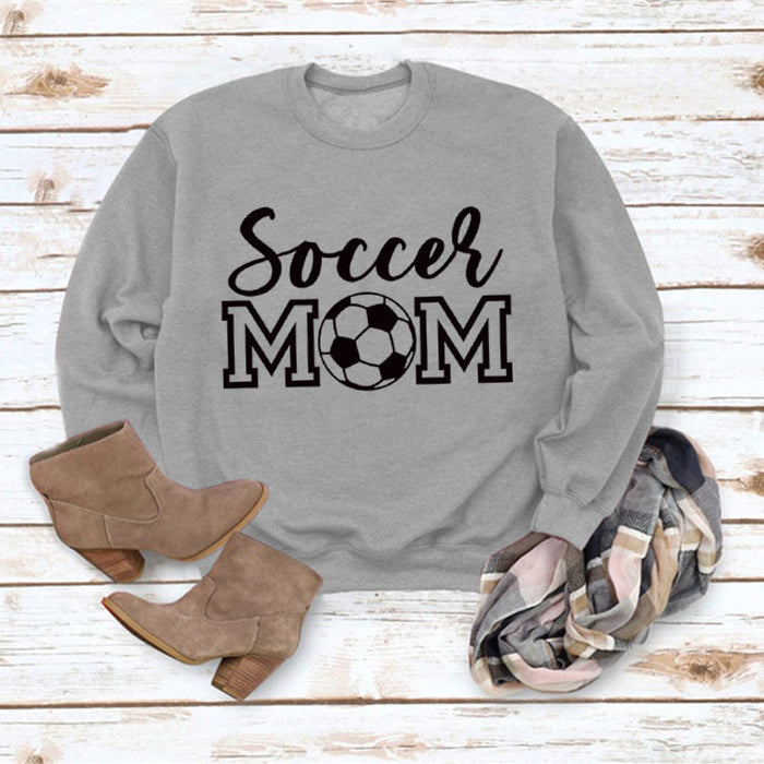 Gray sweater (black font) / S