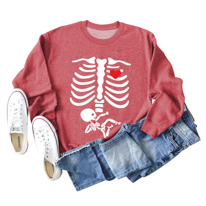 Red sweater (white color picture) / S