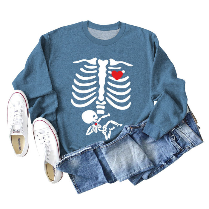 Blue sweater (white color picture) / S