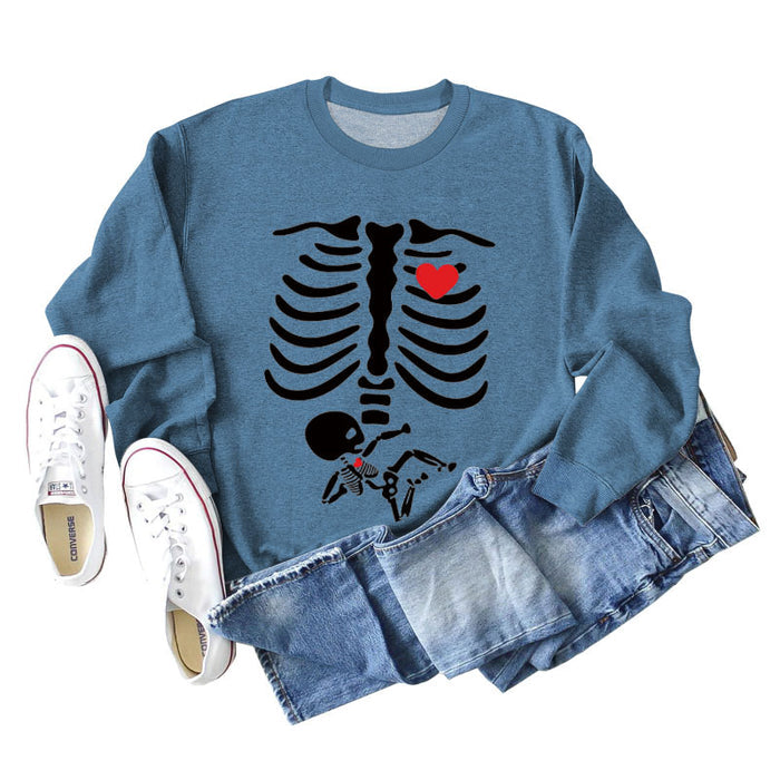 Blue sweater (black color picture) / S