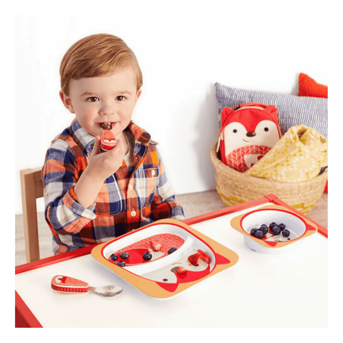 SKIP HOP Zootensils Fork & Spoon - Fox