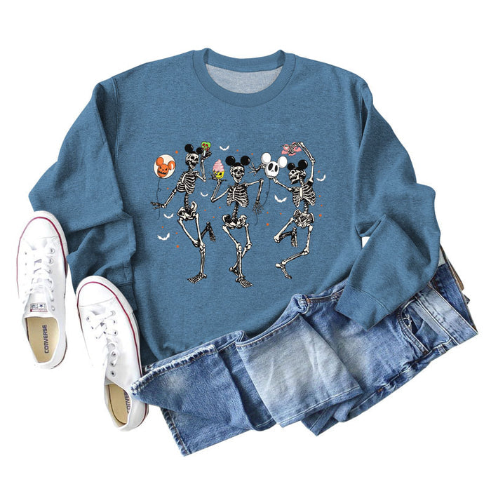 Blue sweater (white color picture) / S