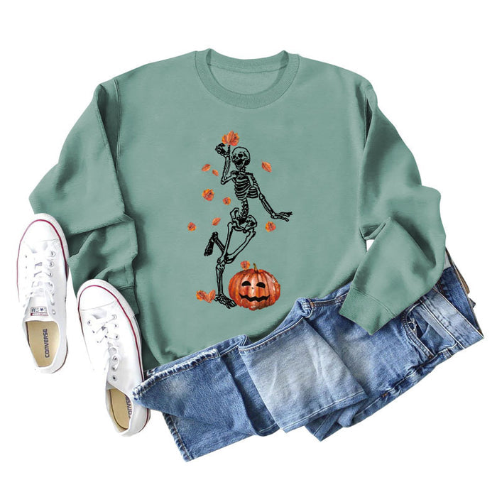 Light green sweater (black word color picture) / S