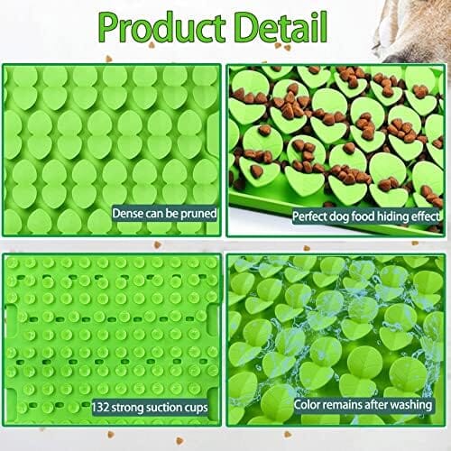 Slow Feeder Lick Mat for Dry Wet Food for Pet Encourages Natural Foraging Skill Dog Pet Clever