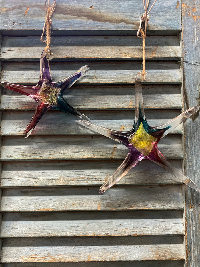 Small Glass Star Suncatcher