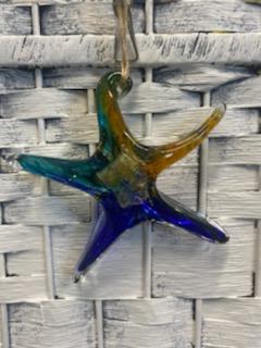 Small Glass Star Suncatcher