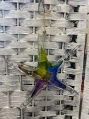 Small Glass Star Suncatcher