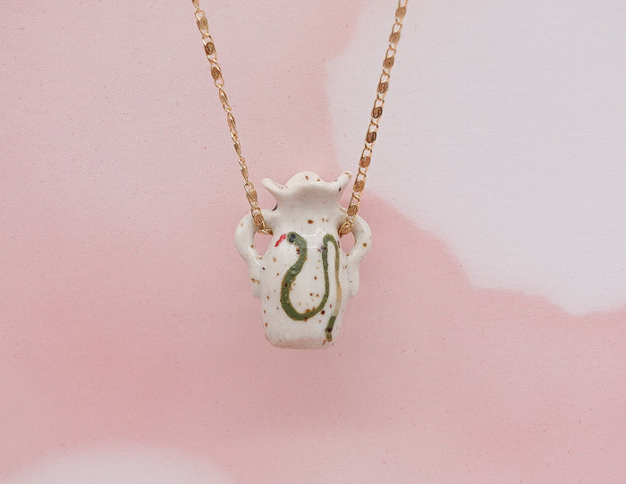Snake Vase Necklace