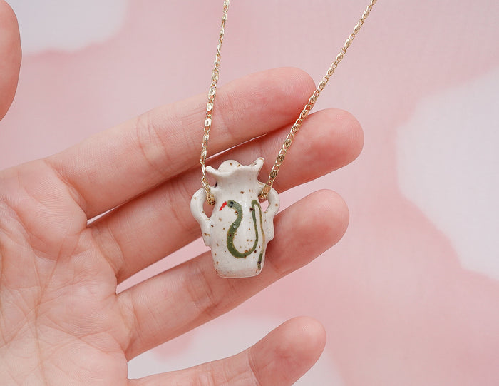 Snake Vase Necklace