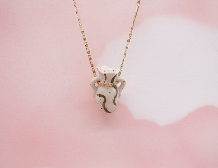 Snake Vase Necklace
