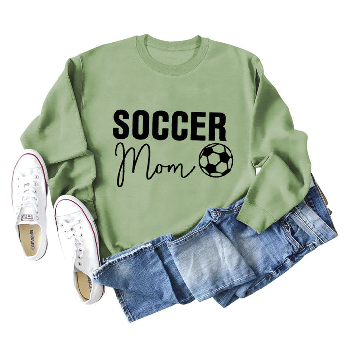 Olive sweater (black font) / S