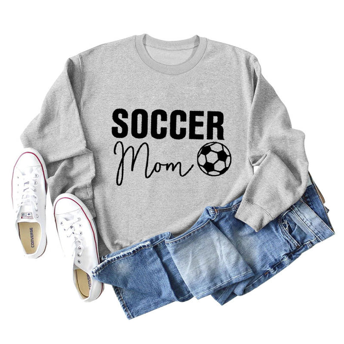 Grey sweater (black font) / S