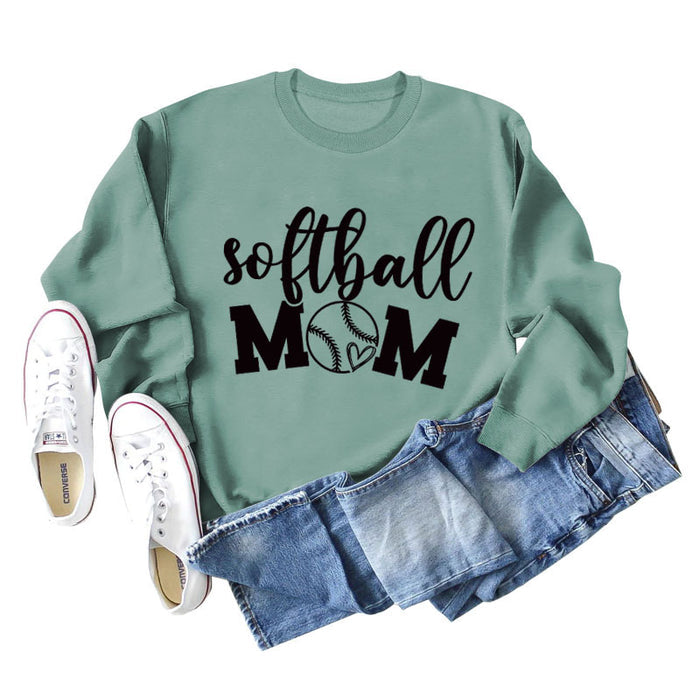 Light green sweater (black font) / S