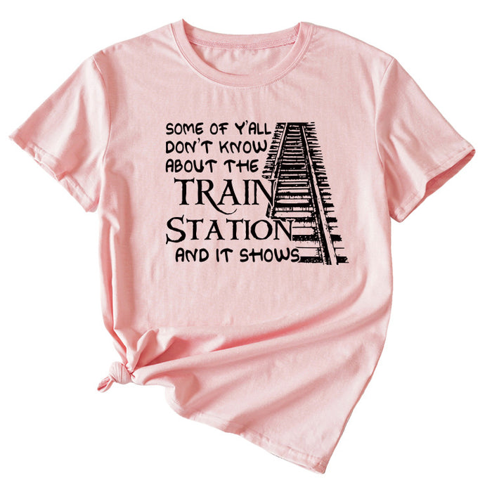 Pink (black font color image) / S