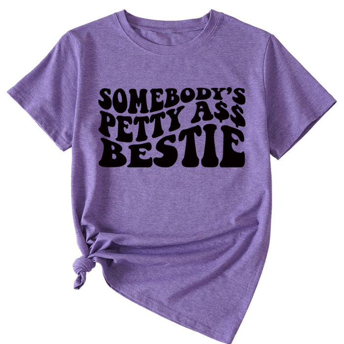 Purple (black font) / S