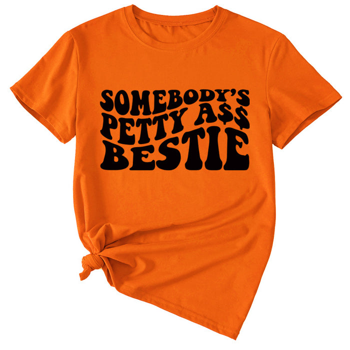 Orange (black font) / S