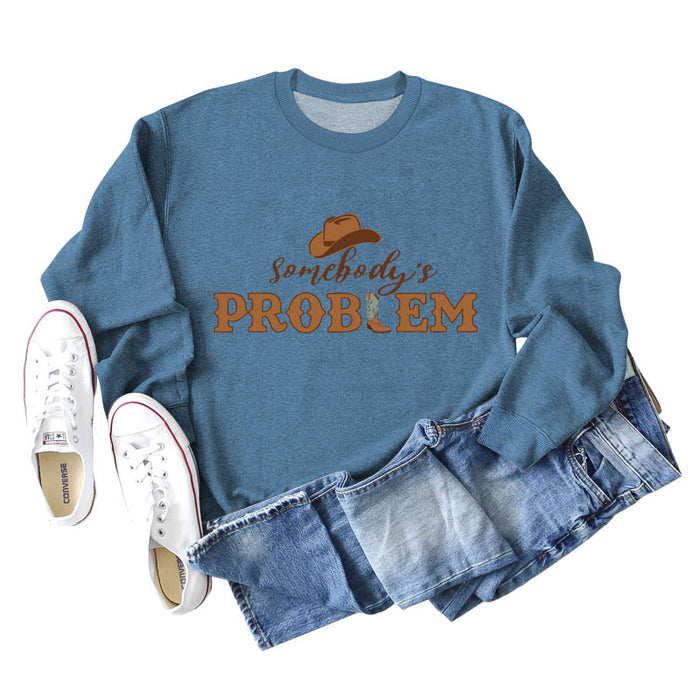 Blue sweater (color picture) / S