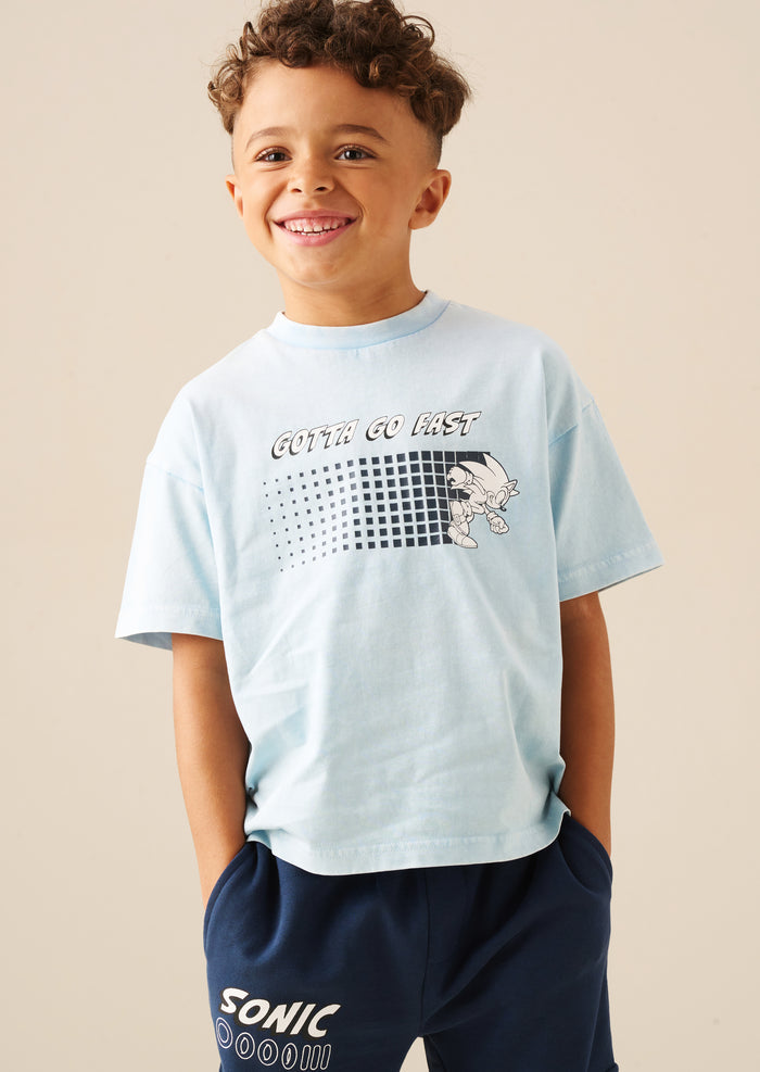 Sonic Oversized Washed Tee