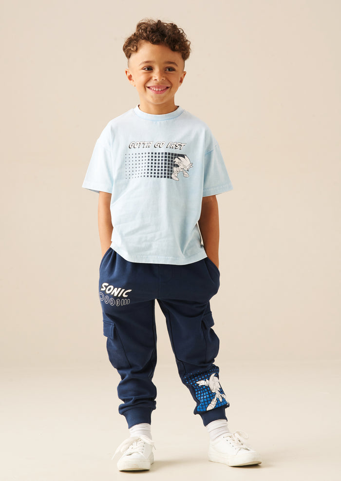Sonic Oversized Washed Tee