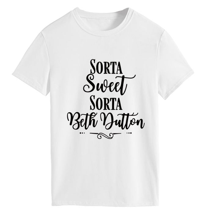 White (black font) / S
