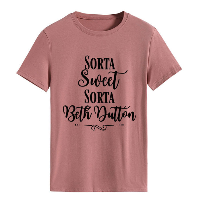 Rose gold (black font) / S