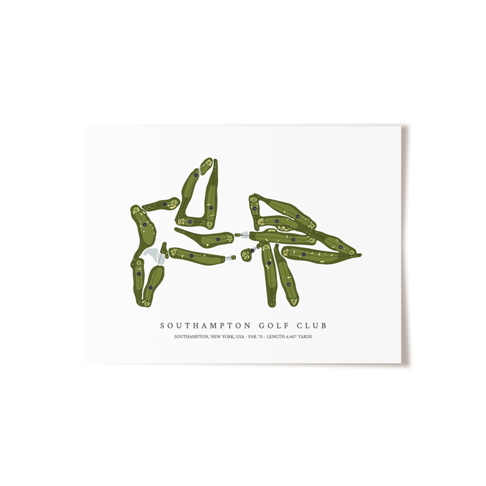 Southampton Golf Club | Golf Course Print | Unframed