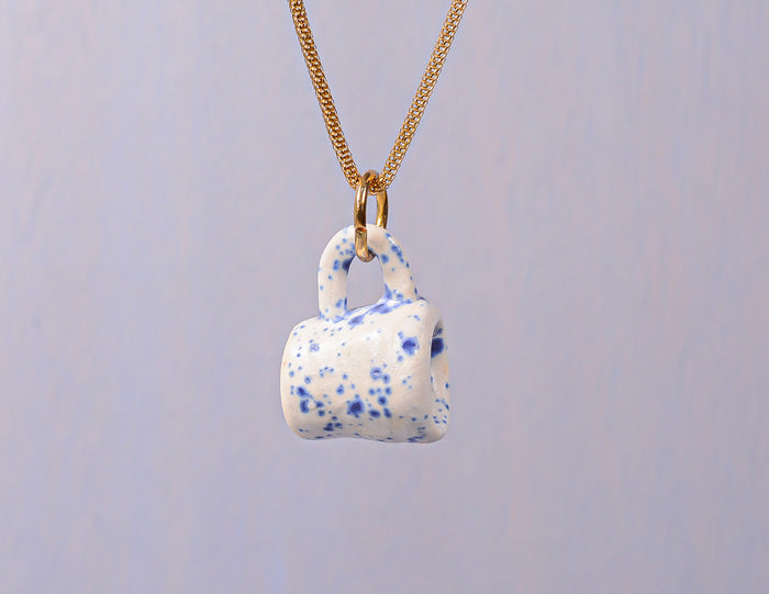 Splatterware Mug Necklace