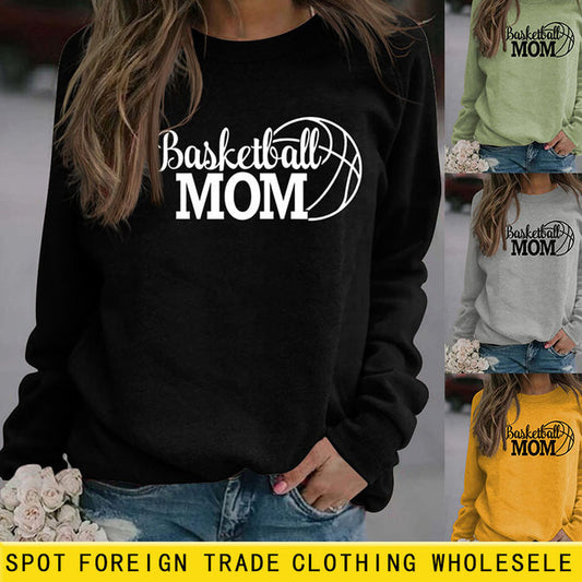 Spot Basketball Mom Long Sleeve Women's Sweatshirt
