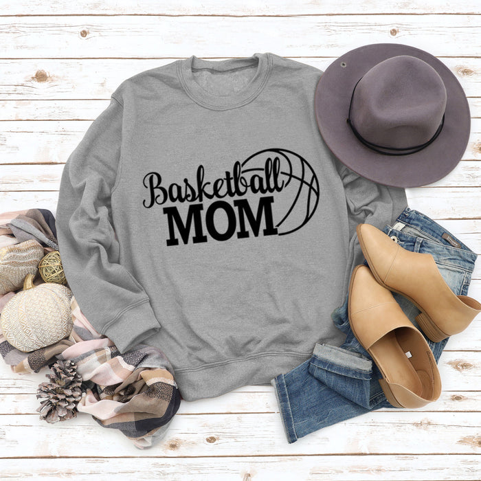 Grey sweater (black font) / S