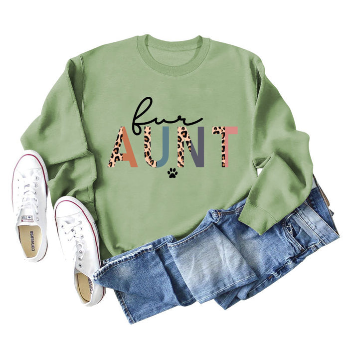 Olive green sweater (black word color picture) / S