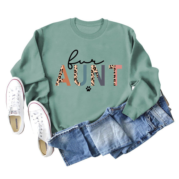 Light green sweater (black word color picture) / S