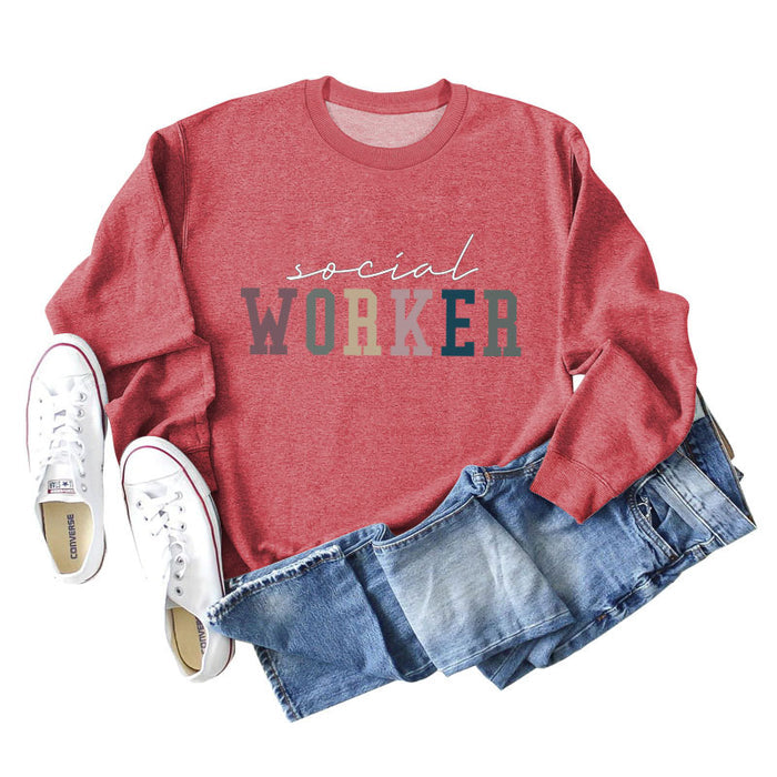 Red sweater (white color picture) / S