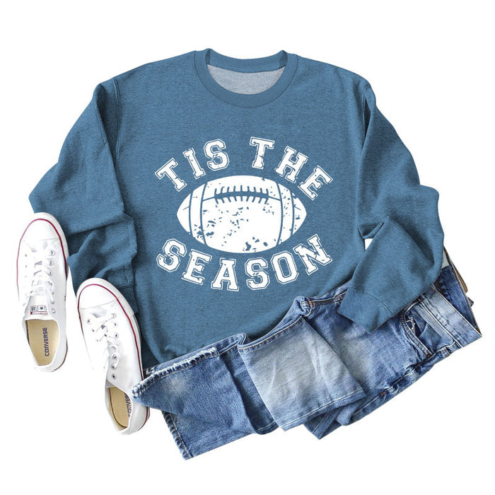 Blue sweater (white color picture) / S